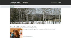 Desktop Screenshot of cindykarnitz.com
